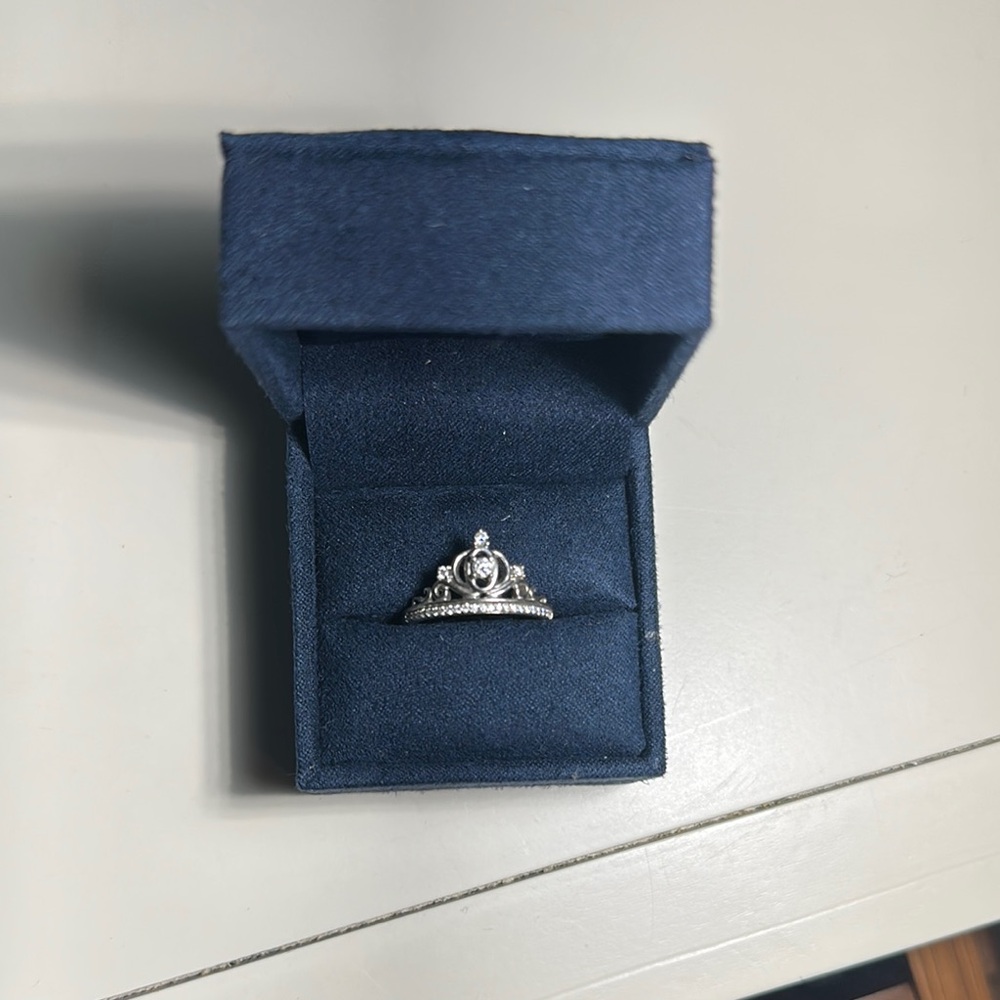 Disney Enchanted Fine Jewelry Cinderella Carriage Diamond Ring
